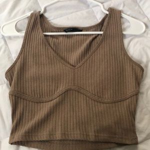 Light brown top